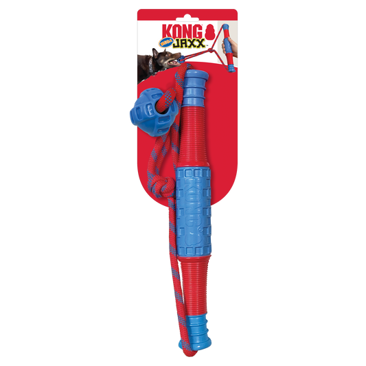 KONG Jaxx Mega Tug Dog Toy Blue & Red 1ea/One Size